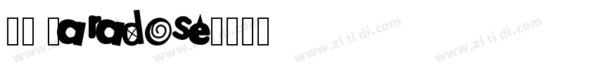 WS Paradose字体转换